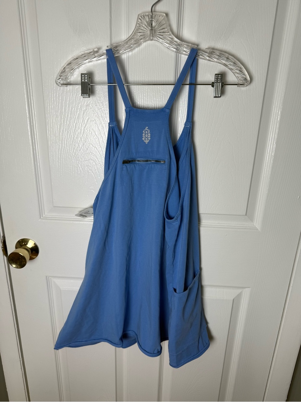 Free People Hot Shot Mini Dress in Riviera Blue S - Picture 5 of 8